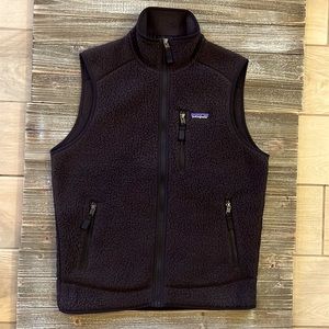Patagonia, Mens Retro Pile Fleece Vest, Black, M